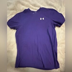 Under Armour Men's Short Sleeve HEATGEAR Tee PURPLE Sz M